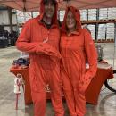Mark Susko, left, and Jenny Norton dressed up as lobsters for Chowdah Fest on Saturday, March 14. Photos by Michael Patrick Welch.